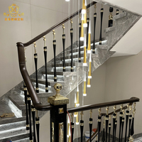 Meixi Treppen Luxuriöses Langlebiges Aluminiumguss-Treppengeländer für Villen Innenbereich Treppenteile