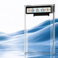 Caja para Disco Duro SATA de 2.5" con Pantalla LCD Inteligente, Monitor de Salud del Disco con Temperatura en Tiempo Real, USB Tipo C 5Gbps