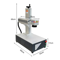 Máquina de Marcado y Grabado Láser de Fibra ActionLasers 20W 30W 50W Raycus Max Jpt IPG para Acero, Plástico y Metal