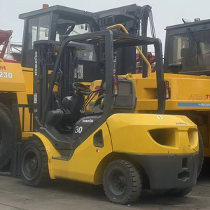 <b>Used</b> Heavy Duty Japanese Forklift for FD30 3 Ton Diesel Engine Construction Forklift with Three Stage Side Shift - Product Image 1