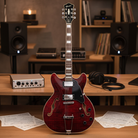 6-String Jazz Hollow-Body Electric Guitar 335 Custom Fast Shipping High Quality