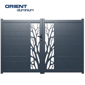 Portes coulissantes modernes en aluminium Porte de villa 2 ailes Porte pliante Design d'hôtel Usine directe - Product Image 6