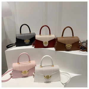 Bolsos de diseño exclusivo, nuevos estilos 2026, bolsos cuadrados pequeños de estilo francés, modernos y elegantes, bolsos de hombro/cruzados con textura. - Product Image 1