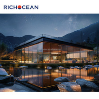RICHOCEAN Solarium d'usine chinoise, véranda fermée, serre quatre saisons, jardins d'hiver en aluminium, maison en verre
