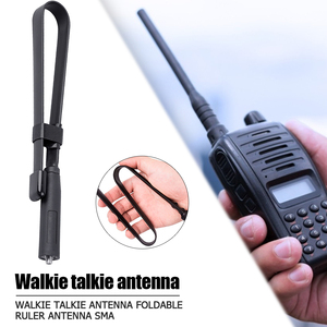Antena Táctica Plegable, VHF UHF Walkie Talkie <span class=keywords><strong>Baofeng</strong></span> <span class=keywords><strong>UV</strong></span>-5R <span class=keywords><strong>82</strong></span> 9R Plus, Antena BF-888S para Caza y Combate CS - Product Image 1