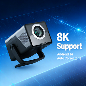 Proyector para Noches de Cine en Familia |   LED |   Apto para la luz del día |   Android 14 5G WiFi BT5.4 |   2000 lúmenes ANSI |   Proyector Portátil de Tiro Corto - Product Image 1