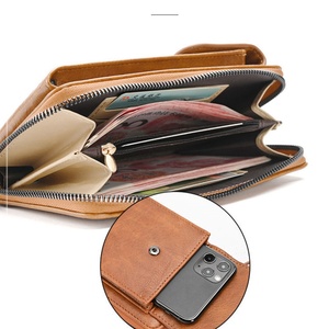 2023 New Design Retro Small Crossbody <b>Bag</b> Pu Leather Ladies Cell Phone Purse Fashion Women Shoulder Long Wallet - Product Image 2