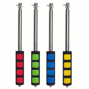 Nuevo Producto al por Mayor, Asta de Bandera Telescópica Retráctil de Acero Inoxidable de Alta Calidad para Publicidad Deportiva y Guías Turísticos - Product Image 1