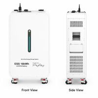 Système de stockage d'énergie tout-en-un 16 kWh 6200 W, batterie solaire LiFePO4, remplacement de générateur diesel pour les foyers et les entreprises africains