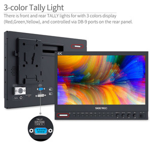 Moniteur de terrain de diffusion SEETEC P133-9HSD OEM, vente en gros <span class=keywords><strong>d</strong></span>'usine, 13,3 pouces, IPS FHD, aluminium, 3G-SDI AV YPbPr, commande en gros personnalisée - Product Image 5