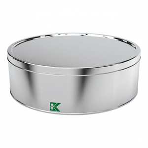 Contenedor Redondo para Galletas Kontensan, Modelo L510, 265xH78mm, 4lt, Tapa Deslizante, Hecho en Turquía - Product Image 2