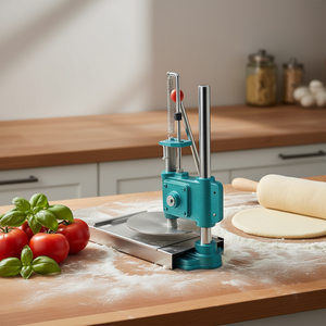 Prensa Ajustable de Acero Inoxidable de 9.5 Pulgadas para Masa de Pizza, Máquina Comercial para Chapati, Prensa para Base de Pizza, Herramientas para Pizza - Product Image 2