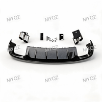 Nouvel ensemble de pare-chocs arrière style RS3 pour Audi A3 8VPA Berline, fixation par boulons, ajustement universel 2017-2020, kit complet avec diffuseur et embouts d'échappement