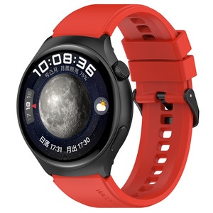 Metallo Pin fibbia morbido Gel TPU gomma sostituire cinturino Smartwatch cinturino per <span class=keywords><strong>Huawei</strong></span> <span class=keywords><strong>Watch</strong></span> <span class=keywords><strong>Gt3</strong></span> <span class=keywords><strong>Pro</strong></span> 20MM 22MM cinturino per orologio - Product Image 1