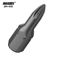 Embouts de tournevis magnétiques antidérapants JAKEMY JM03, 6 pièces, acier S2, Phillips Pozidriv, pour le retrait des vis endommagées