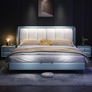 Cute Unique Luxury Newest Popular Style <span class=keywords><strong>Young</strong></span> Big Single Furniture Escalada Pequeño Marco de madera Camas para niños - Product Image 3