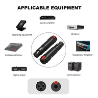Adaptateur audio verrouillable 6,35 mm 1/4 TRS femelle vers XLR 3 broches femelle pour microphone, console de mixage, amplificateur de puissance