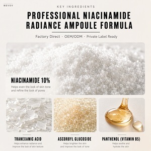 Siero OEM ODM all'Acido Tranexamico e Niacinamide per Salone, Uniforma il Tono della Pelle, Illumina i Pori, Effetto Luminoso, Vendita all'Ingrosso - Product Image 2