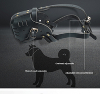 Haute qualité berger allemand fil panier métal réglable moyen grand animaux Durable fer chien museau cuir personnalisé solide