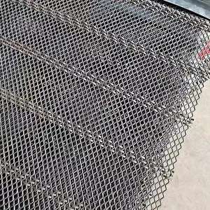 Pantalla antiobstrucción de alta calidad, <span class=keywords><strong>malla</strong></span> de alambre de acero autolimpiante, pantalla de filtro de arena y grava, Material húmedo, <span class=keywords><strong>malla</strong></span> de alambre de Metal - Product Image 6