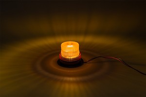 Luz Estroboscópica LED Giratoria Naranja Ámbar de 24V para Camiones, Luz Intermitente Rotativa para Vehículos - Product Image 3