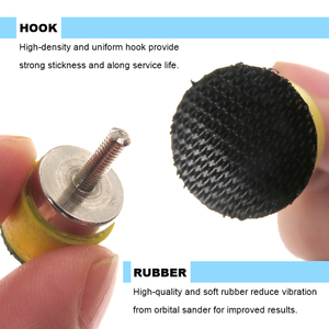 15mm Mini Korte Klittenband Polijstplaat Schuurplaat <span class=keywords><strong>3mm</strong></span> Schacht PU Schuim Onderlegplaat voor Schuurmiddelen Polijsten - Product Image 4