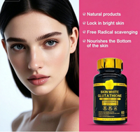 Capsules de Glutathion Liposomal 20000mg Éclaircissement de la Peau Anti-Acné Hyperpigmentation Collagène Élasticité Éclat 60 gélules