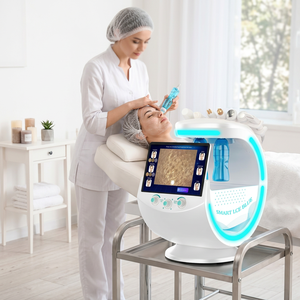 เครื่องพ่นน้ำทำความสะอาดผิวหน้า Aqua Peeling Smart Ice Blue Plus Dermabrasion Ultrasonic Spa ระบบทำความสะอาดผิวอย่างล้ำลึกด้วยไฮดราออกซิเจน - Product Image 1