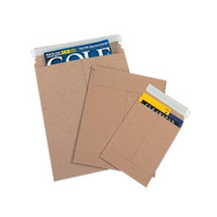 Enveloppes en carton kraft 450 g/m² rigides et recyclables pour documents photo, protection optimale, format plat, avec fermeture autocollante