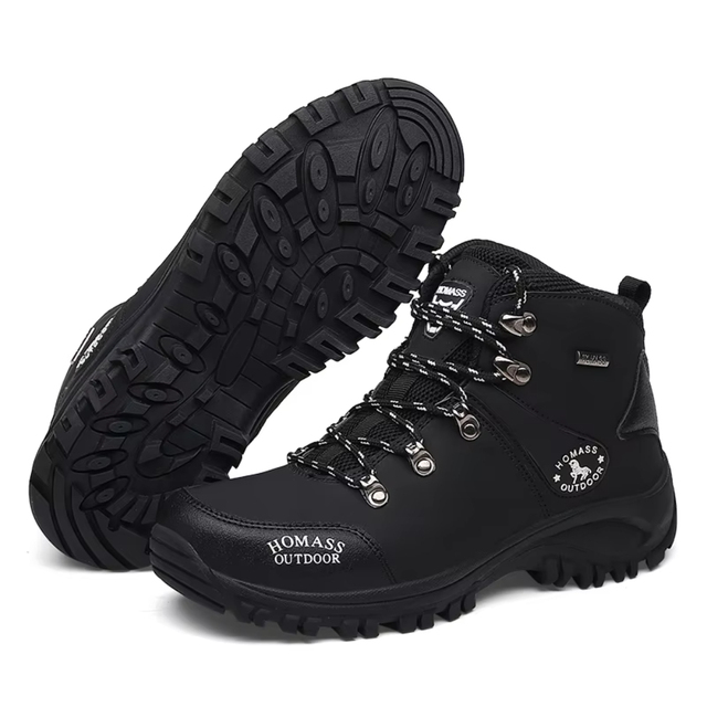 Hiking Shoes Men Outdoor Boots Waterproof Winter High Top Mountain Climbing Sneakers Hunting Boots Trainers PU for Men