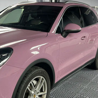 Vinilo Autoadhesivo Rosa Cristal para Envolver Autos (Venta al por Mayor 1.52m X 18m)