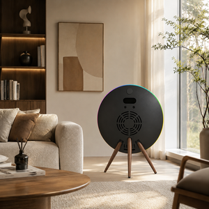 Potente Altavoz de Pie Icónico para Cine en Casa con Wi-Fi, Bluetooth y Compensación de Sonido por Habitaciones - Product Image 5