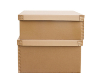 Boîtes en carton ondulé personnalisées Forest Packing, vente en gros, boîte d'expédition en carton noir pour l'emballage de meubles avec logo