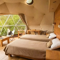 Cadre en acier personnalisé extérieur transparent bulle tente dôme tente de glamping