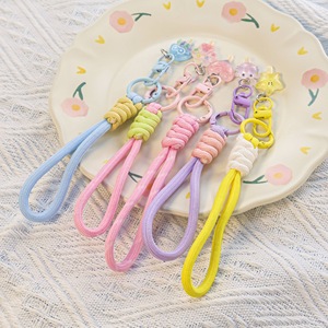 Porte-clés en paracorde tressé en nylon de qualité supérieure, cordon de poignet, anneau porte-clés, mousqueton durable, cadeau de voyage sportif en plein air pour hommes et femmes - Product Image 1