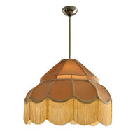 Lustre de style vintage en forme de pétale avec pompons pour la décoration de la maison, de la chambre, du bar et du restaurant