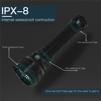 Lampe torche de plongée Wurkkos de haute qualité, étanche IP68, 100% scellée, 4 modes d'éclairage, lanterne LED
