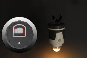 Innovative 400lm 4AA-Cell LED Lanterns Battery-Powered Camping <b>Candle</b> Light Mode Anti-Bacterial <b>Colour</b>-Changing IP65 Waterproof - Product Image 6