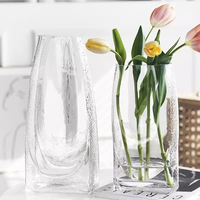 Vente chaude Nouveau Design Restaurant Table Chambre Salon Bureau Plante En Cristal Vase En Verre Hydroponique