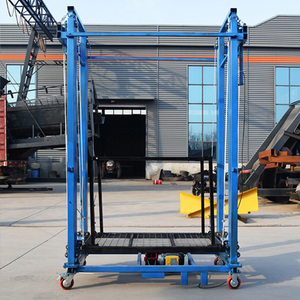 Vận hành trơn tru, nâng 2-12 mét, tải 500kg, giàn giáo điện có thể gập lại mới, thiết bị xây dựng và xây dựng - Product Image 2