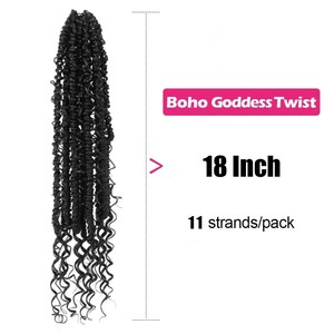Extensiones de Cabello Sintético Rizado en Espiral para Trenzas, Cabello Sintético Rizado para Tejer - Product Image 4