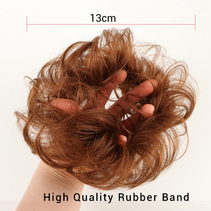 Sttelloose — <span class=keywords><strong>Chignon</strong></span> capillaire 100 naturel, cheveux synthétiques <span class=keywords><strong>de</strong></span> haute <span class=keywords><strong>qualité</strong></span> pour femmes, postiches bouclées, queue <span class=keywords><strong>de</strong></span> cheval, accessoires capillaires - Product Image 5