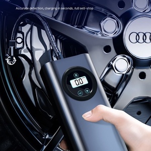 Compresseur d'air électrique portable 120W 12V pour voitures, motos, vélos et pneus de <span class=keywords><strong>vélo</strong></span> avec manomètre numérique - Product Image 4