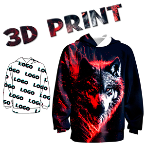Sudadera con Capucha para Hombre, de Alta Calidad, Talla Grande, con Estampado Digital 3D en Toda la Superficie, con Cierre de Cremallera, Sudadera de Invierno, Bordado 3D Personalizado - Product Image 5