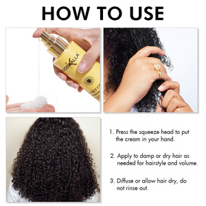 Haute Qualité <span class=keywords><strong>Afro</strong></span> Curl Enhancers Crème Kératine Huile D'argan Bio Marque Privée Définissant L'humidité Curling Pour Les <span class=keywords><strong>Cheveux</strong></span> Bouclés - Product Image 5