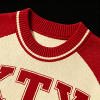 Chemises pour hommes surdimensionnées avec logo personnalisé, sweat-shirts à manches courtes, motifs de lettres d'éléphant rouge, pull pour hommes