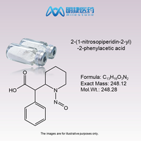 Impureté nitrosamine de qualité HPLC haute pureté - Acide 2-(1-nitrosopiperidin-2-yl)-2-phénylacétique personnalisable pour l'industrie pharmaceutique