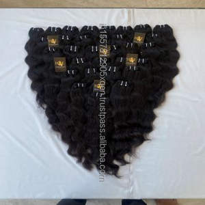 Temple indien cuticule alignée Machine tissage brésilien cheveux humains vendeurs vente en gros paquets de cheveux brésiliens vierges - Product Image 2