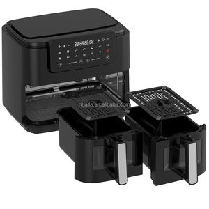 Aifa acciaio inox PTFE doppio cestello friggitrice ad aria forno 12.8-Quart <span class=keywords><strong>XL</strong></span> 2 indipendente cestini per friggere fabbrica diretta <span class=keywords><strong>airfryer</strong></span> - Product Image 6