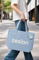 Bolsa de Tela de Algodón Sostenible con Logotipo Personalizado, Bolsa de Compras Reutilizable Ecológica de Lona Reciclada, Regalo Corporativo, Venta al Por Mayor OEM